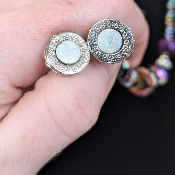 Vintage Beaded AB Crystal Necklace - Picture 6 of 7